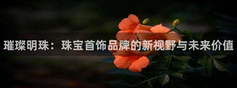 开丰娱乐官网平台下载：璀璨明珠：珠宝首饰品牌的新视野与未来价值