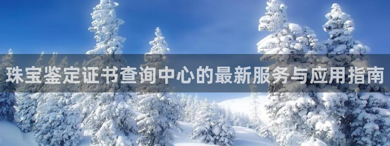 开丰娱乐67 5138：珠宝鉴定证书查询中心的最新服务与应用指南