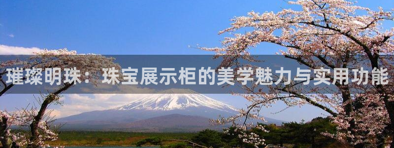 开丰娱乐主管：璀璨明珠：珠宝展示柜的美学魅力与实用功能