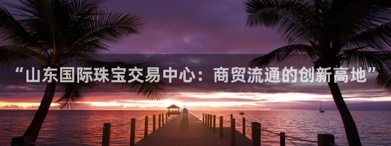 开丰娱乐注册登录不了：“山东国际珠宝交易中心：商贸流通的创新高地”