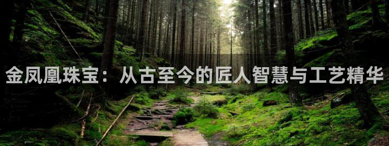 开丰娱乐姜333OO：金凤凰珠宝：从古至今的匠人智慧与工艺精华