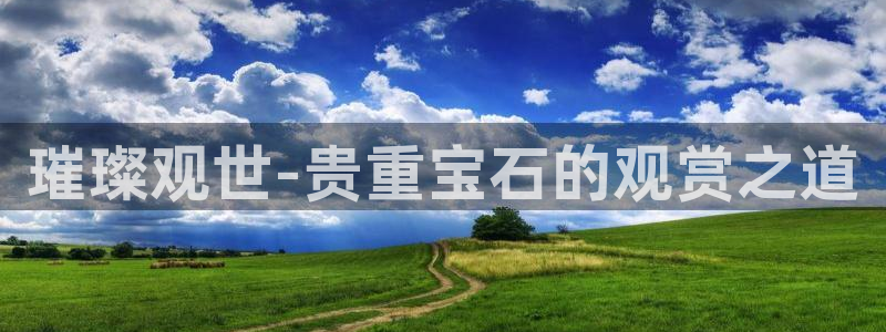开丰娱乐登录：璀璨观世-贵重宝石的观赏之道