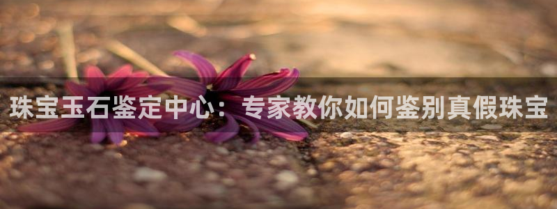 开丰娱乐登入：珠宝玉石鉴定中心：专家教你如何鉴别真假珠宝