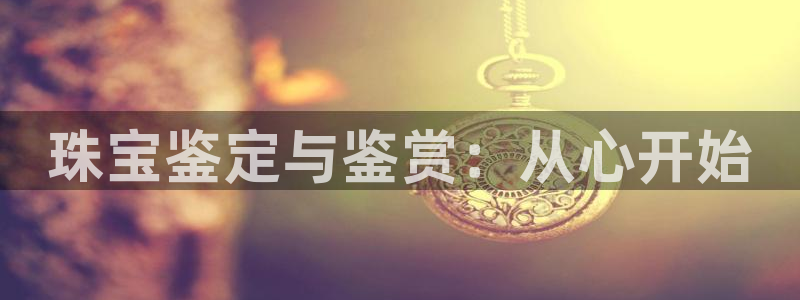 圩丰刚开的娱乐场所：珠宝鉴定与鉴赏：从心开始