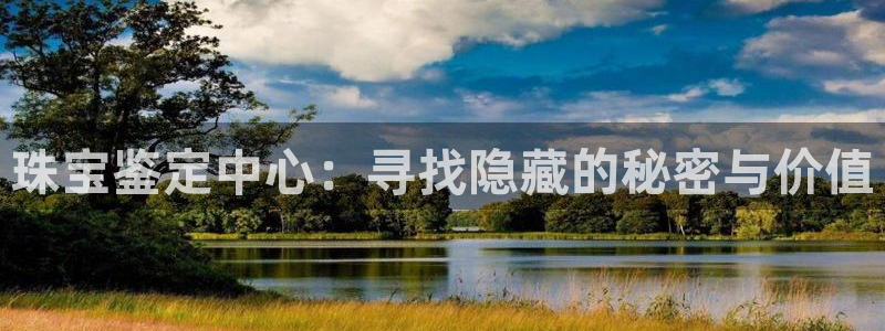 开丰娱乐官网首页：珠宝鉴定中心：寻找隐藏的秘密与价值
